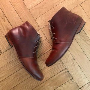 Nisolo Harper Chukka Ankle Boot in Brandy